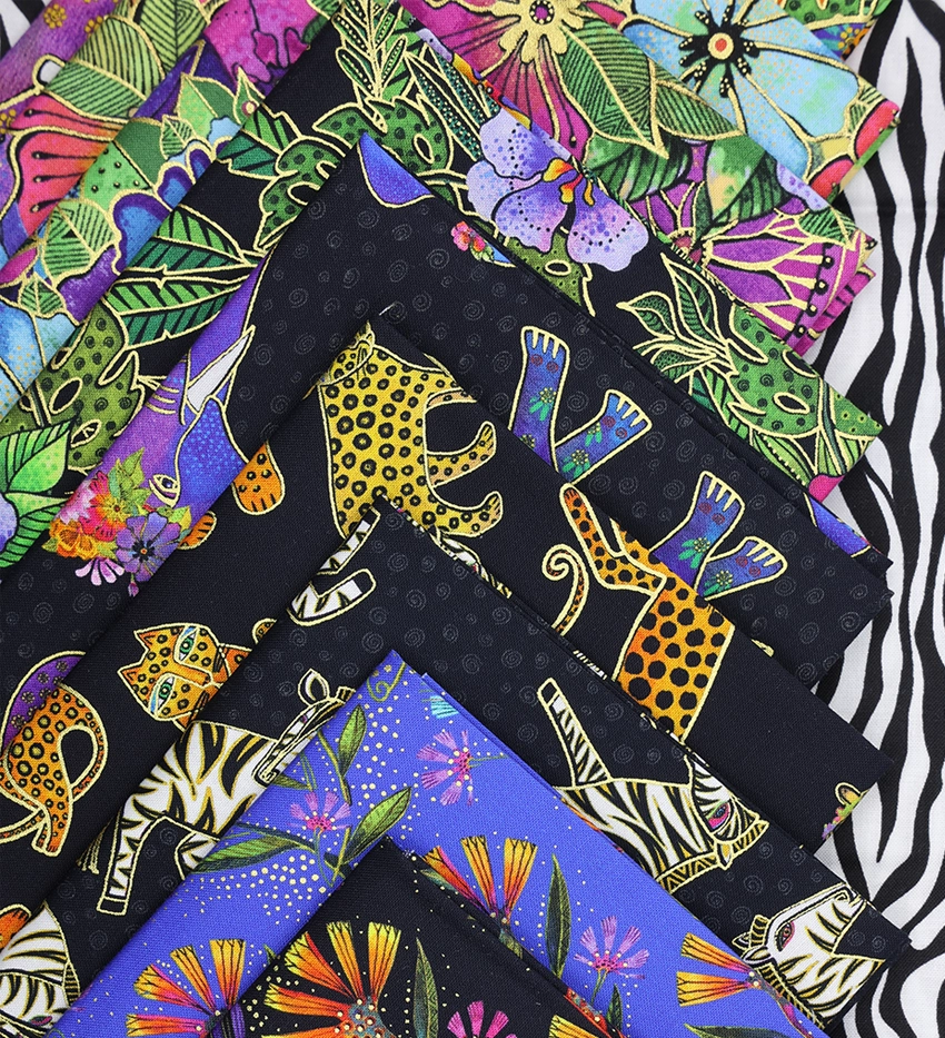 Earth Song by Laurel Burch for Clothworks Fabrics