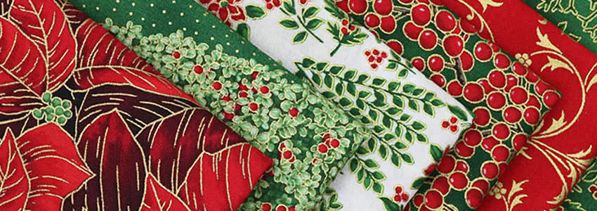 Holiday Flourish Fabrics by Robert Kaufman
