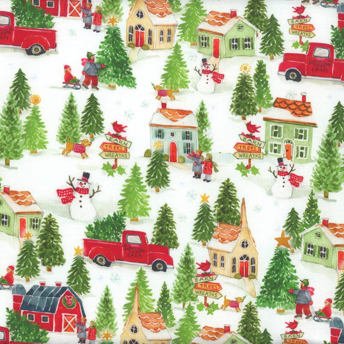 Christmas quilting fabric collection hero