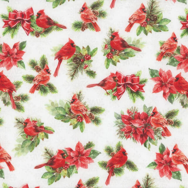 Lumin Fabrics Feathered Festivities by Leslie Trimbach