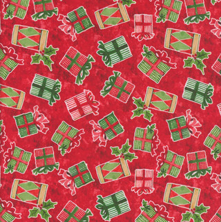 Lumin Fabrics Snowy Greetings by Susan Winget