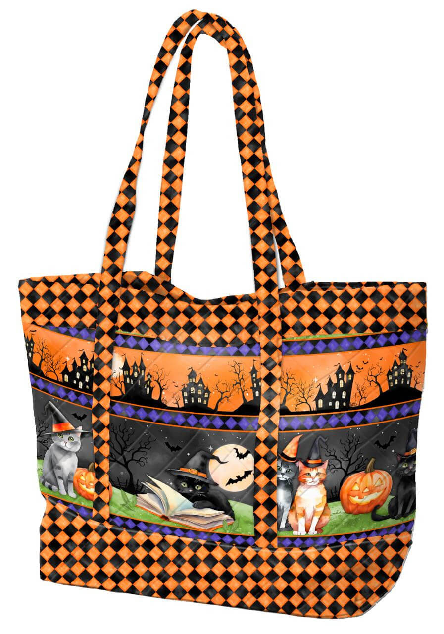Spooky Tails trick-or-treat tote kit