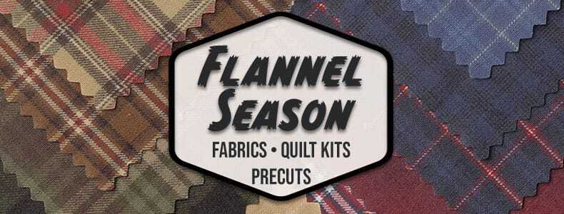 Flannel Quilting Fabrics by the Yard