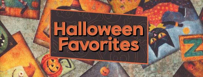 Halloween Quilting Fabrics and Quilt Kits