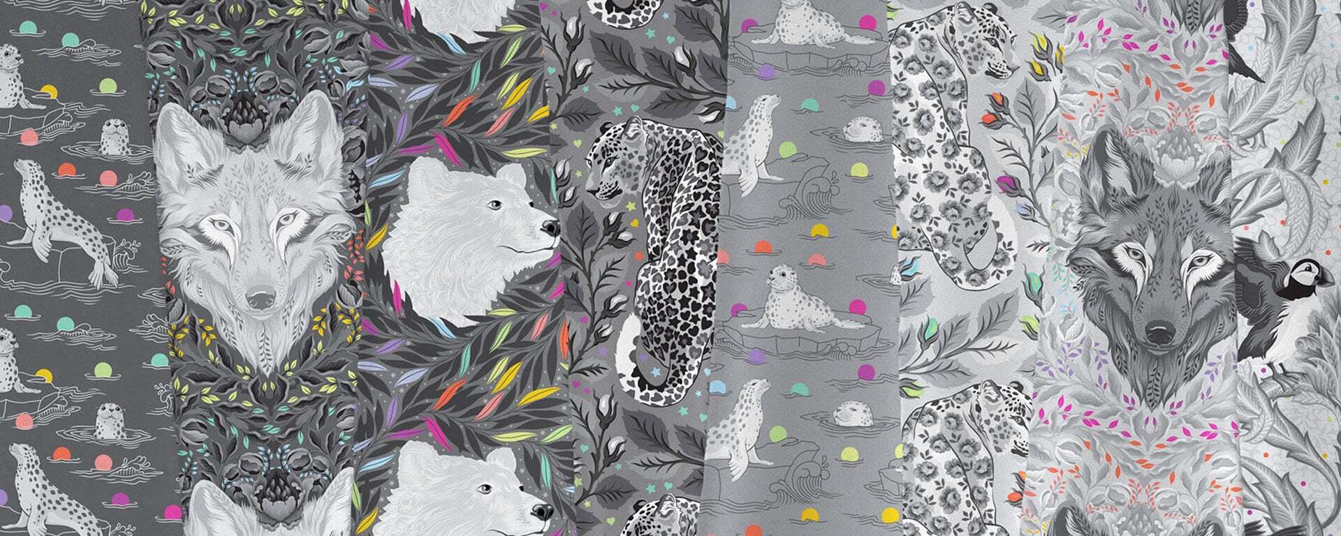 Tula Pink's Graywork Fabrics & Kits