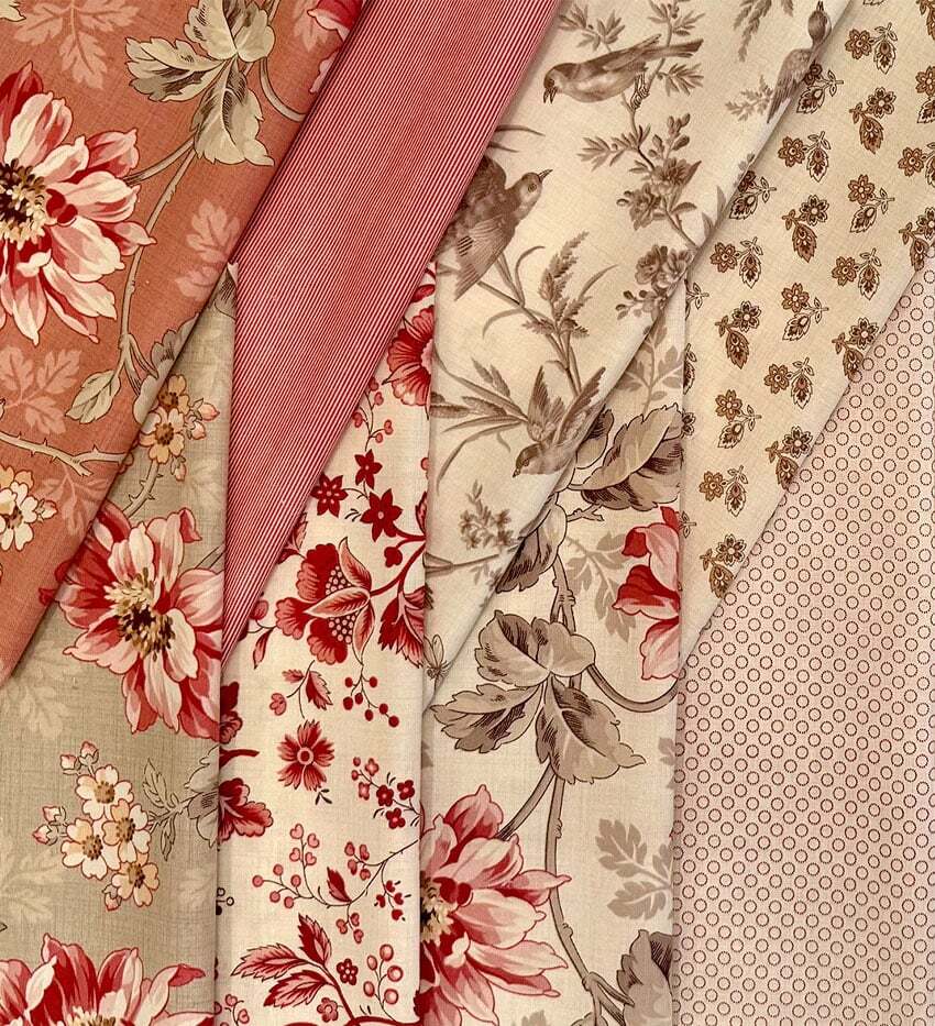 Joie de Vivre Fabrics by French General for Moda Fabrics