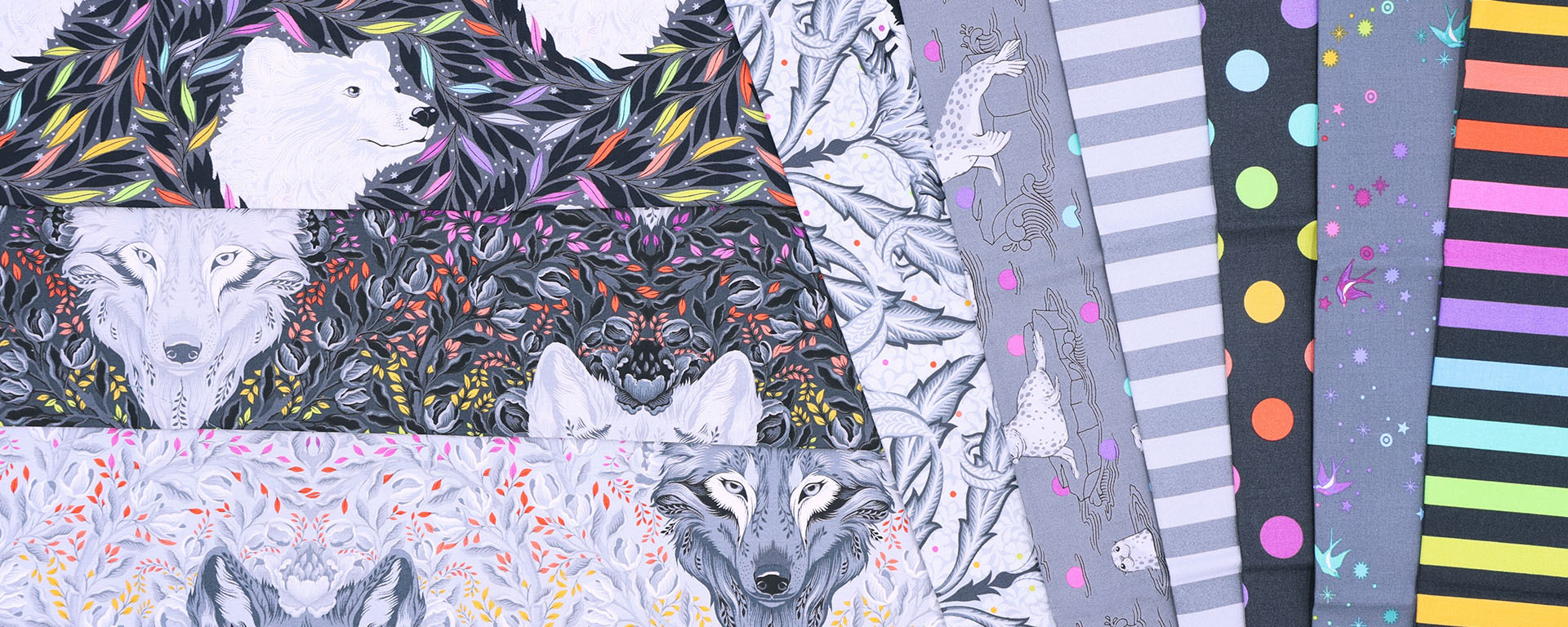 Tula Pink's Graywork Fabrics & Kits