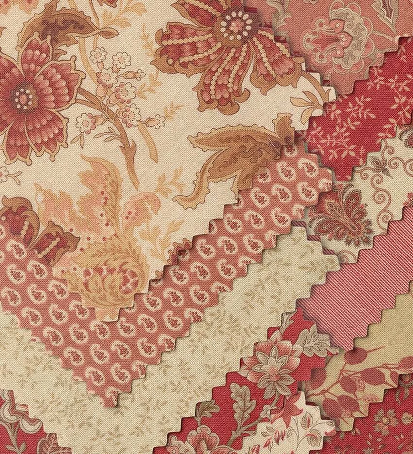 Le Jardin Rouge by French General for Moda Fabrics