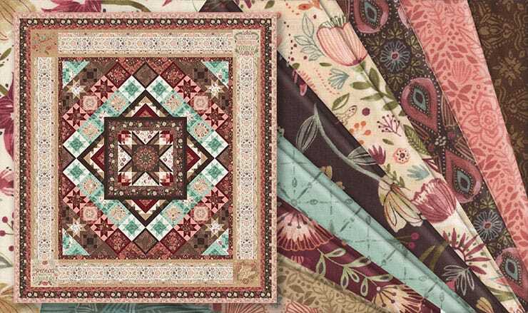 Floralscape by Dina June for Wilmington Prints