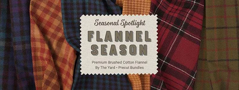 Flannel Quilting Fabrics by the yard