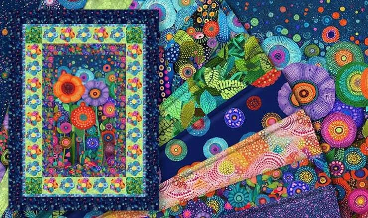 Jubliant Quilting Fabrics by Timeless Treasures Fabrics